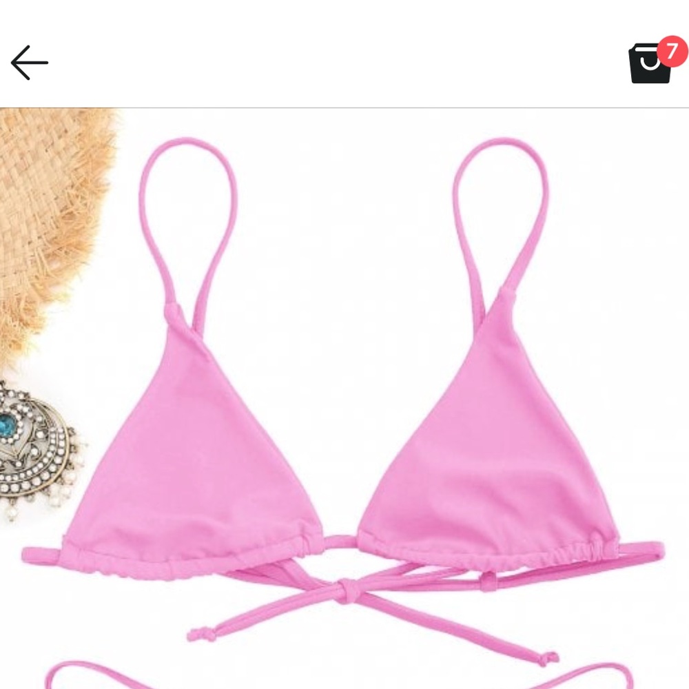 Pink Bikini Top